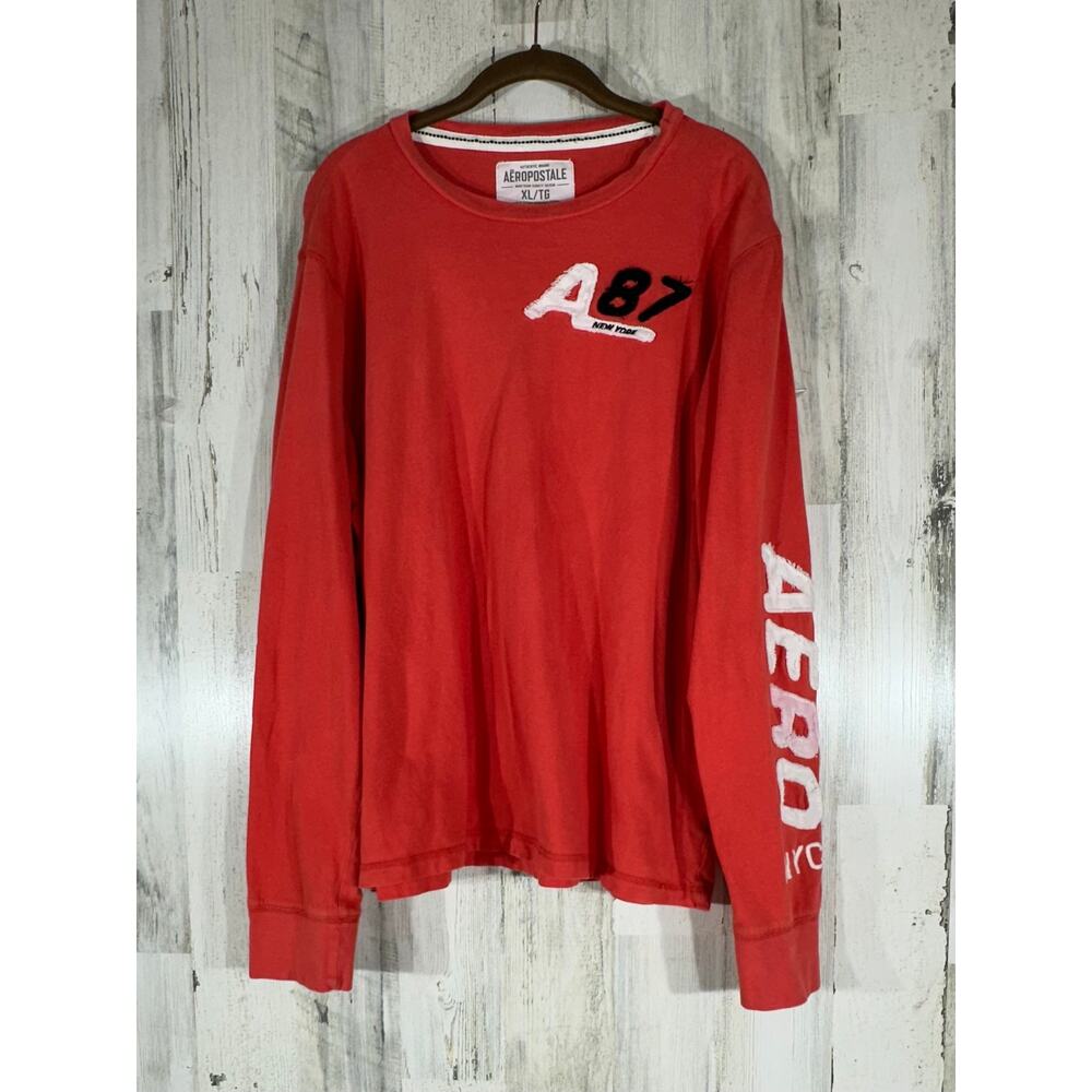 Aeropostale Long Sleet Tshirt Aero NYC Size XL Flawed READ